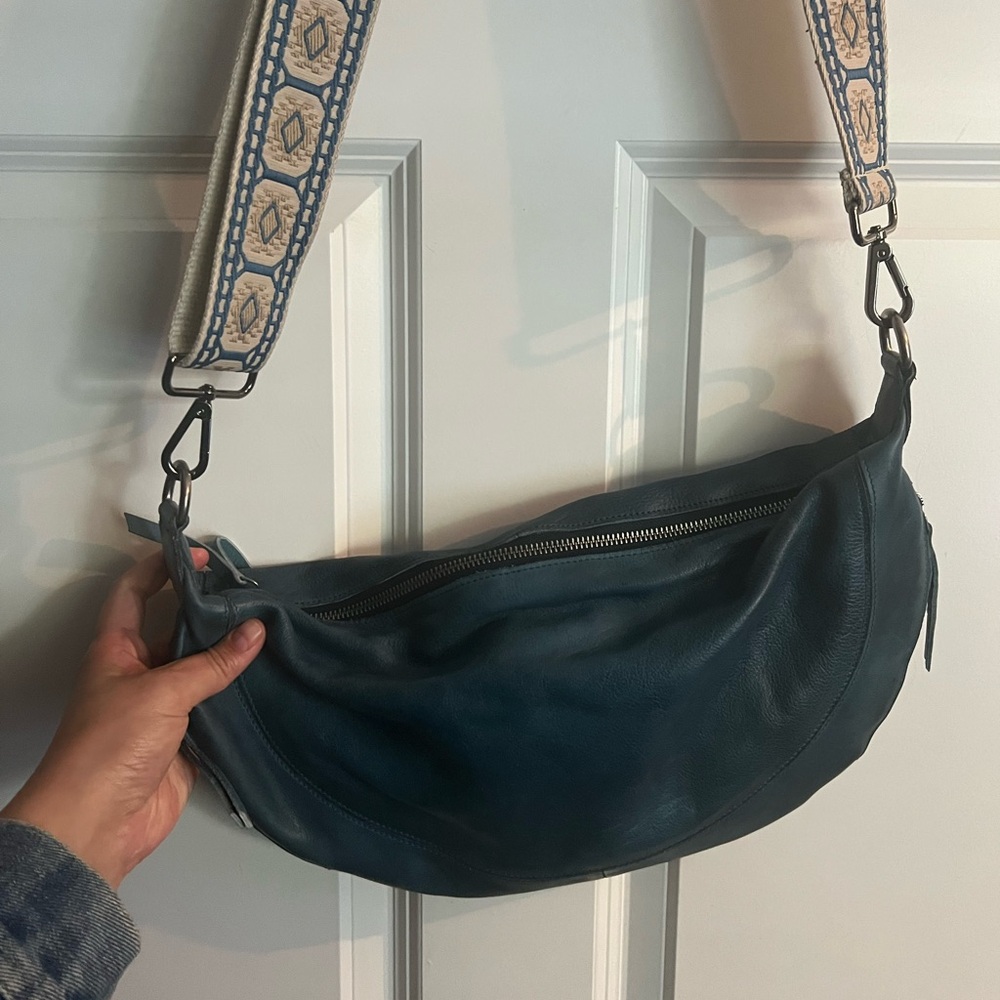 LATICO denim color crossbody handbag NWOT